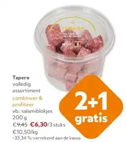 OKay Tapero volledig assortiment aanbieding