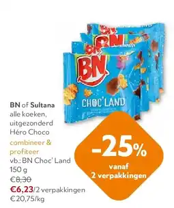OKay BN Choc’ Land 150 g aanbieding