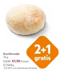 OKay Snackbroodje 75 g aanbieding