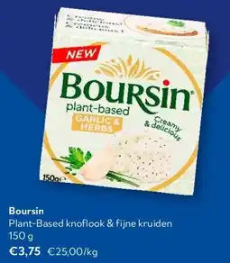 OKay Boursin Plant-Based knoflook & fijne kruiden 150 g aanbieding