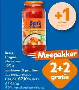 OKay Ben’s Original alle sauzen 450 g aanbieding