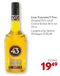 OKay Licor Cuarenta Y Tres aanbieding