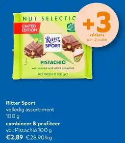 OKay Ritter Sport volledig assortiment 100 g aanbieding