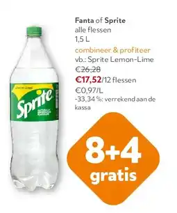 OKay Fanta of Sprite alle flessen 1,5 L aanbieding