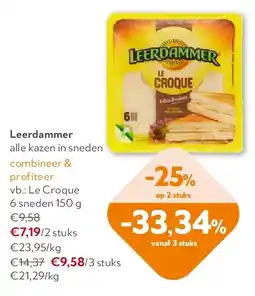 OKay Leerdammer alle kazen in sneden aanbieding