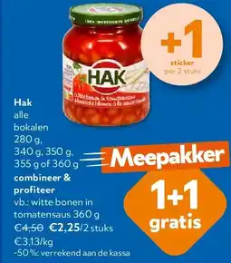 OKay Hak alle bokalen 280 g aanbieding