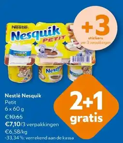 OKay Nestlé Nesquik Petit 6 x 60 g aanbieding