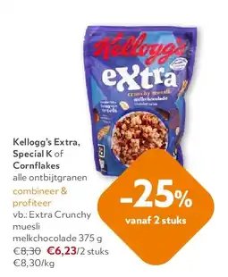 OKay Kellogg’s Extra, Special K of Cornflakes aanbieding