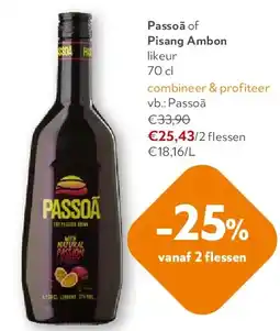 OKay PassoĂŁ of Pisang Ambon likeur 70 cl aanbieding