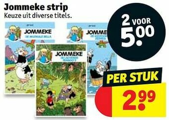 Kruidvat Jommeke strip aanbieding