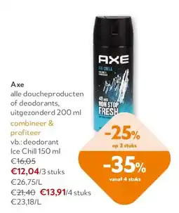 OKay Axe deodorant Ice Chill 150 ml aanbieding