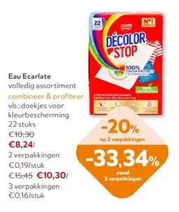 OKay Eau Ecarlate volledig assortiment aanbieding