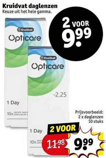 Kruidvat Daglenzen aanbieding