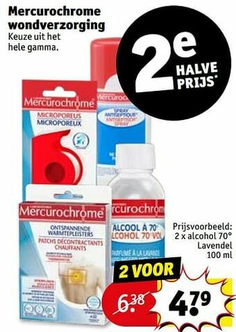 Kruidvat Alcohol 70° lavendel aanbieding