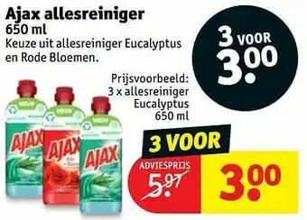 Kruidvat Allesreiniger eucalyptus aanbieding