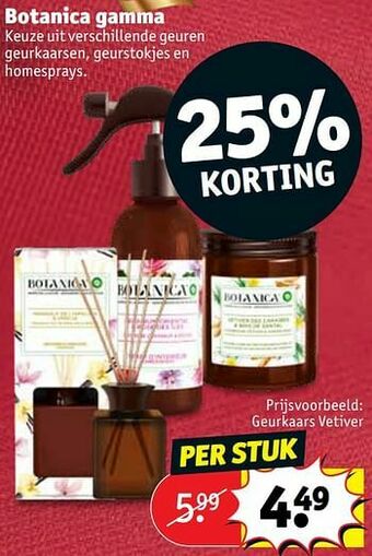 Kruidvat Geurkaars vetiver aanbieding