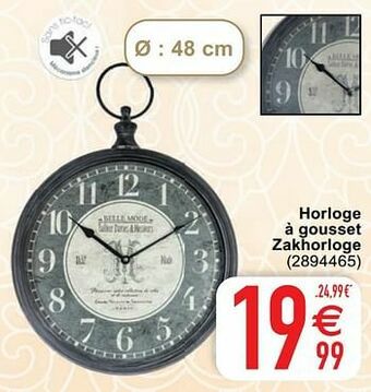 Horloge à gousset zakhorloge