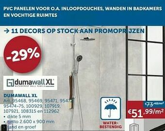 Zelfbouwmarkt Dumawall xl aanbieding