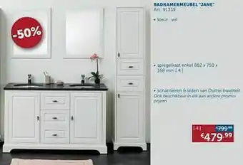 Zelfbouwmarkt Badkamermeubel jane spiegelkast enkel aanbieding