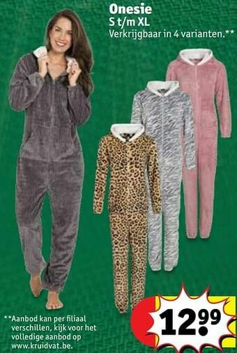 Kruidvat Onesie aanbieding