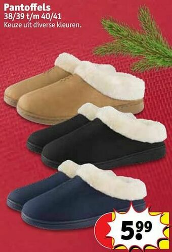 Kruidvat Pantoffels aanbieding