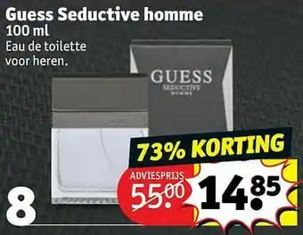 Kruidvat Guess seductive homme edt aanbieding