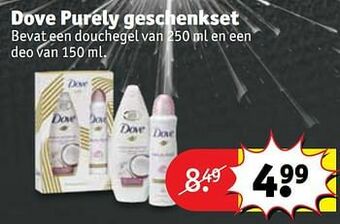 Kruidvat Dove purely geschenkset aanbieding