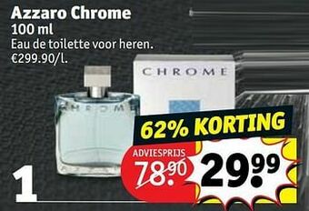Kruidvat Azzaro chrome edt aanbieding