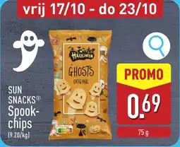 ALDI Sun Snacks Spook Chips aanbieding