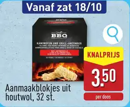 ALDI Aanmaakblokjes uit houtwol aanbieding