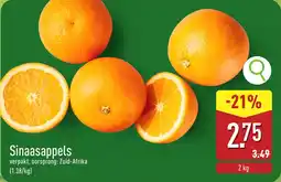 ALDI Sinaasappels aanbieding