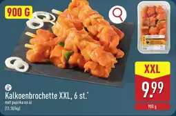ALDI Kalkoenbrochette XXL aanbieding