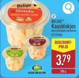 ALDI Belige Kaasblokjes aanbieding