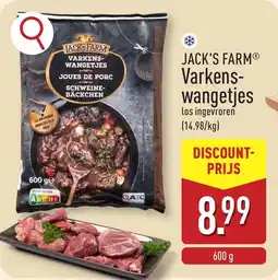ALDI Jack's Farm Varkenswangetjes aanbieding