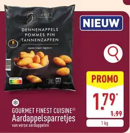 ALDI Gourmet Finest Cuisine Aardappelsparretjes aanbieding
