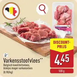 ALDI Varkensstoofvlees aanbieding