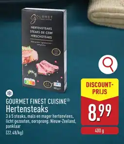 ALDI Gourmet Finest Cuisine Hertensteaks aanbieding