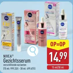 ALDI Nivea Gezichtsserum aanbieding
