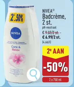 ALDI Nivea Badcrème aanbieding