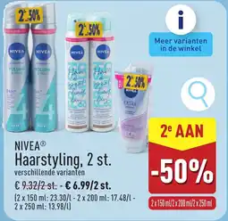 ALDI Nivea Haarstyling aanbieding