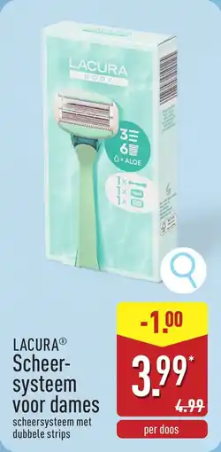 ALDI Lacura Scheersysteem voor Dames aanbieding