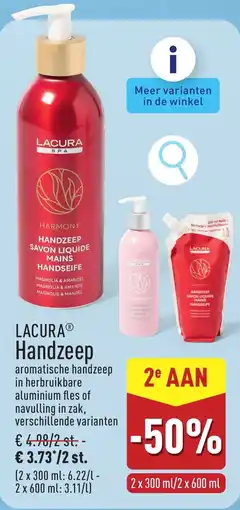 ALDI Lacura Handzeep aanbieding