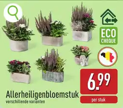 ALDI Allerheiligenbloemstuk aanbieding