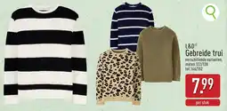 ALDI L&D Gebreide Trui aanbieding
