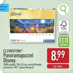 ALDI Clementoni Panoramapuzzel Disney aanbieding