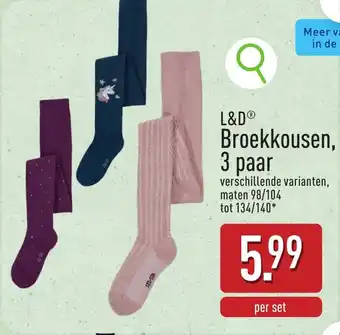 ALDI L&D Broekkousen aanbieding