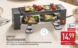 ALDI Ambiano Raclettetoestel aanbieding