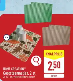 ALDI Home Creation Gootsteenmatjes aanbieding