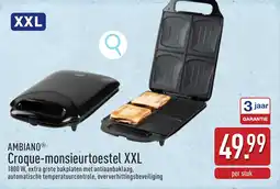 ALDI Ambiano Croque Monsieur Toestel XXL aanbieding