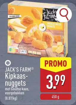 ALDI Jack's Farm Kip Kaas Nuggets aanbieding